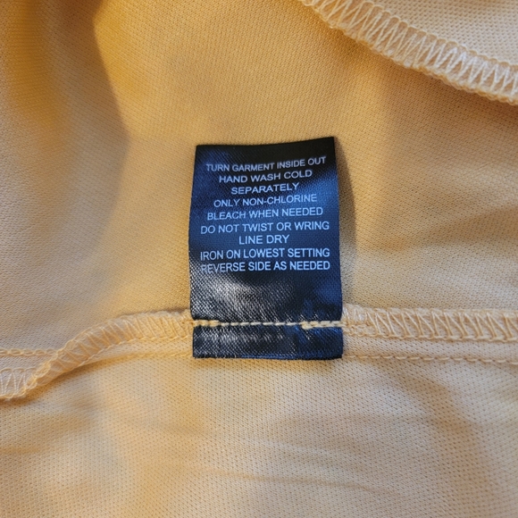 Trixxi Yellow Spaghetti Strap Mini Dress SZ L - Picture 7 of 9